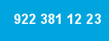 922 381 12 23 922 381 12 23
